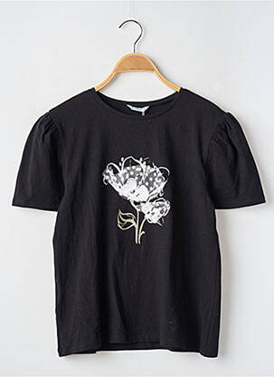 Tricou croială dreaptă mâneci scurte negru MAYORAL fată