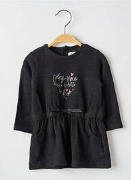 Rochie midi guler rotund mâneci lungi negru BABY BOL fată