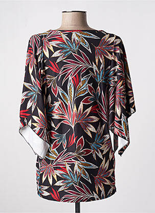 Tricou mâneci 3/4 mâneci 3/4 negru MULTIPLES femeie