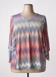 Tricou mâneci 3/4 mâneci 3/4 albastru MULTIPLES femme