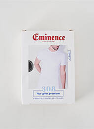 Tricou croială cambrată mâneci scurte gri EMINENCE homme
