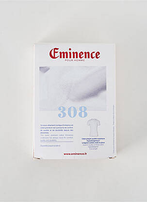 Tricou croială cambrată mâneci scurte gri EMINENCE bărbat