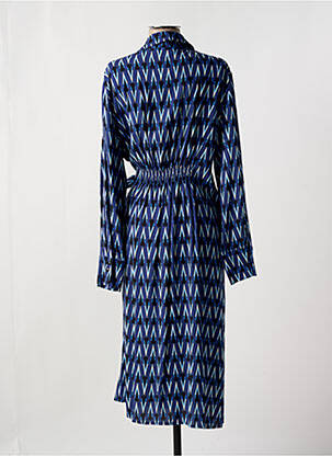 Rochie midi mâneci lungi mâneci lungi albastru PAZ TORRAS femeie