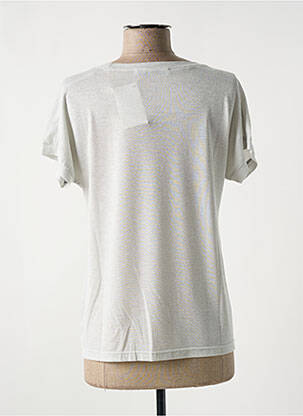 Tricou elasticitate mâneci scurte argintiu EPINE & NOISETTE femeie