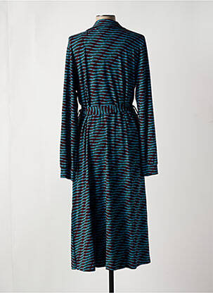 Rochie lungă mâneci lungi mâneci lungi verde ZILCH femeie