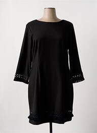 Rochie midi mâneci lungi mâneci lungi negru NINATI femme