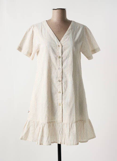 Rochie scurtă bej ME-TISSE femeie