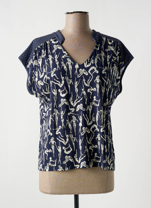 Tricou albastru LE PETIT BAIGNEUR femeie