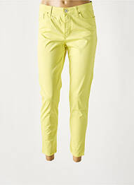 Pantalon 7/8 elasticitate mărime normală verde LCDN femme
