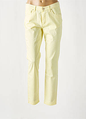 Pantalon slim galben LCDN femeie