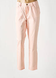 Pantalon slim țesătură poplin mărime normală roz LCDN femme