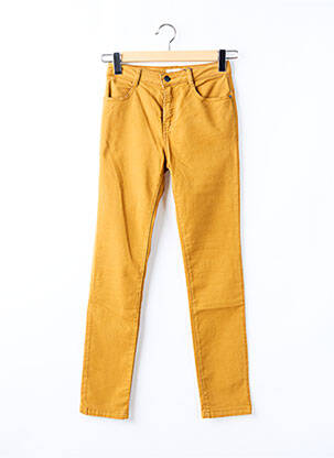 Pantalon slim elasticitate mărime normală galben LE PETIT BAIGNEUR femeie
