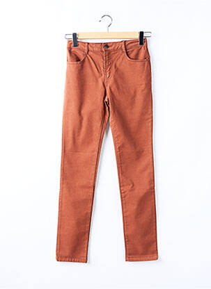 Pantalon slim elasticitate mărime normală maro LE PETIT BAIGNEUR femeie