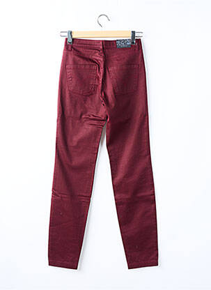 Pantalon slim elasticitate mărime normală roșu LCDN femeie