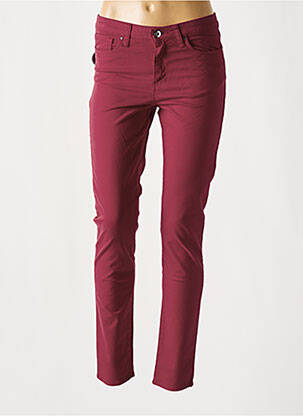 Pantalon slim elasticitate mărime normală roșu LCDN femeie