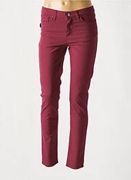 Pantalon slim elasticitate mărime normală roșu LCDN femme
