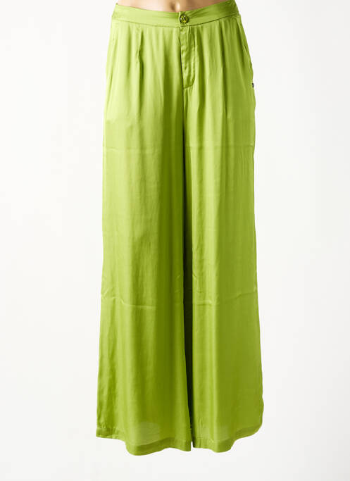 Pantalon larg verde SURKANA femeie