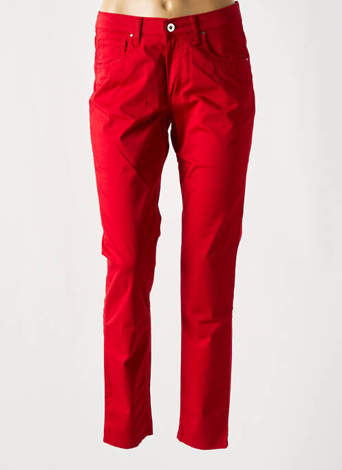 Pantalon slim roșu LCDN femeie