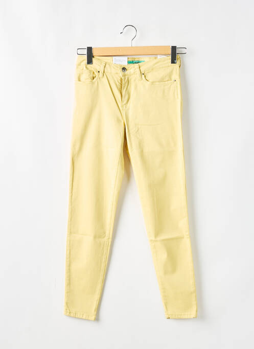 Pantalon slim galben LCDN femeie