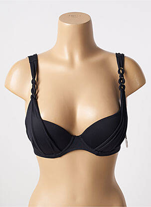 Sutien de costum de baie elasticitate top sutien push-up negru AUBADE femeie