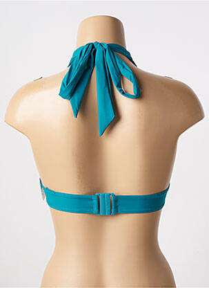 Sutien de costum de baie elasticitate top sutien push-up albastru AUBADE femeie