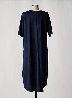 Rochie midi mâneci scurte mâneci scurte albastru G!OZE femeie