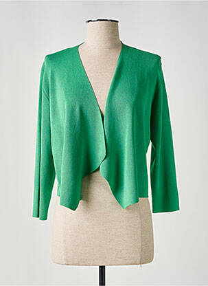 Vestă cu mâneci lungi verde BARBARA LEBEK femeie