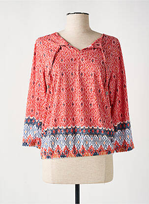 Tricou mâneci 3/4 mâneci 3/4 portocalie HAJO femeie
