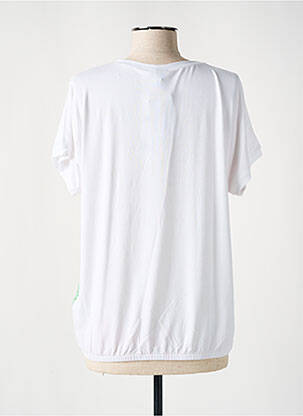 Tricou elasticitate mâneci scurte alb HAJO femeie