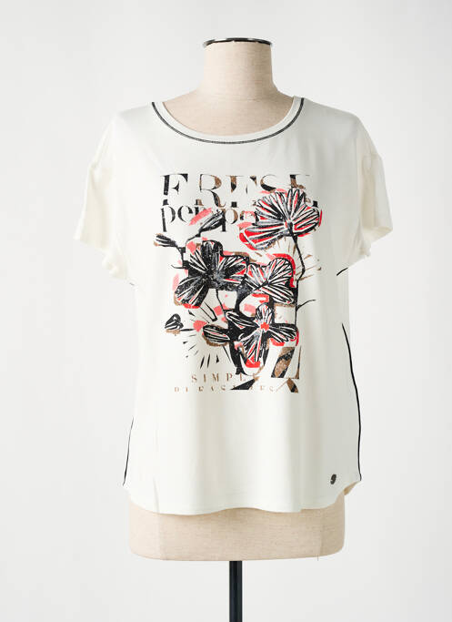 Tricou bej BARBARA LEBEK femeie