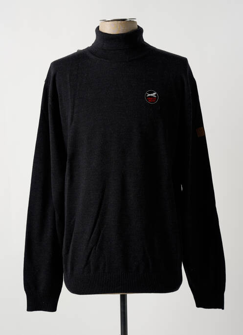 Pulover cu guler înalt gri HAJO bărbat