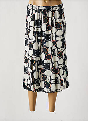 Fustă midi negru TELMAIL femeie