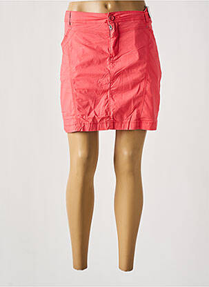 Fustă scurtă portocaliu QUATRE VINGT JOURS femeie