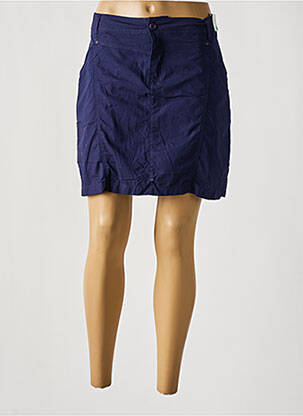 Fustă scurtă albastru QUATRE VINGT JOURS femeie