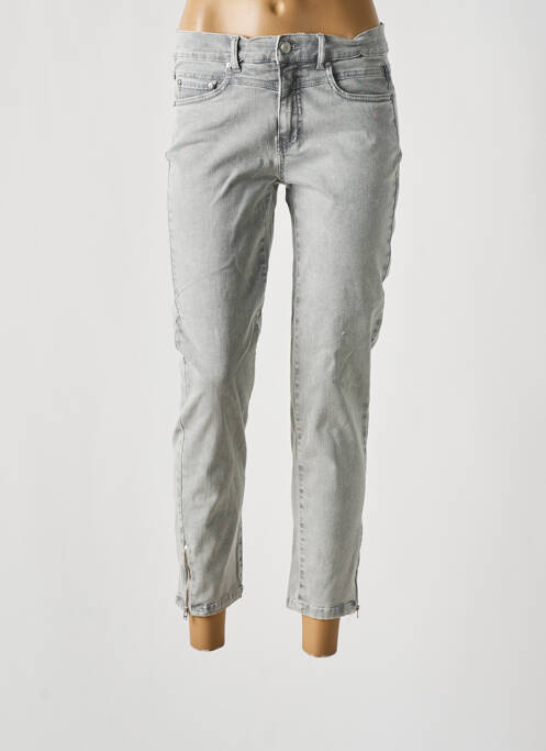 Blugi cu croială slim gri ANNA MONTANA femeie