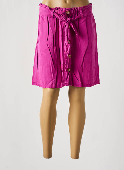 Fustă scurtă roz KANOPE femeie