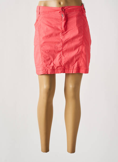 Fustă scurtă portocaliu QUATRE VINGT JOURS femeie