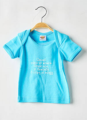 Tricou elasticitate mâneci scurte albastru CAPLAIN băiat