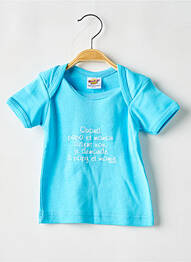 Tricou elasticitate mâneci scurte albastru CAPLAIN garcon