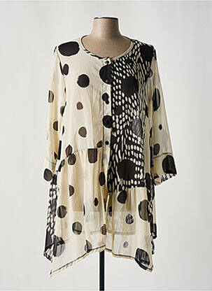 Vestă cu mâneci lungi bej G!OZE femeie