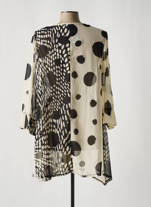 Vestă cu mâneci lungi mâneci 3/4 bej G!OZE femme