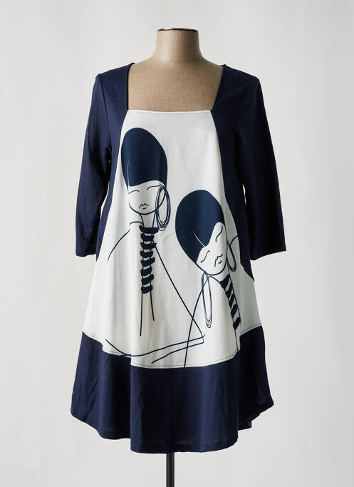 Rochie scurtă albastru G!OZE femeie