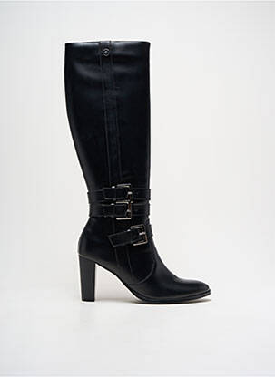 Cizme material neted toc de 7 la 9 cm negru CHATTAWAK femeie