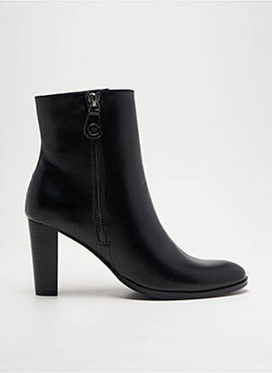 Botine/ghete material neted toc de 7 la 9 cm negru CHATTAWAK femeie