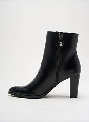 Botine/ghete material neted toc de 7 la 9 cm negru CHATTAWAK femeie