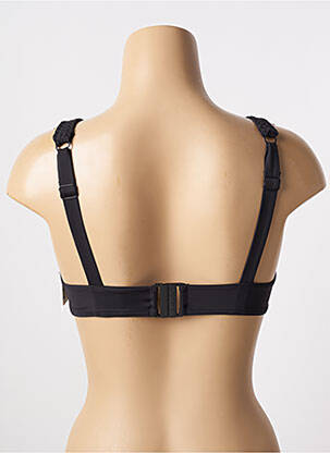 Sutien de costum de baie elasticitate sutien balconet cu decolteu înalt negru AUBADE femeie