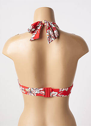 Sutien de costum de baie bretele elastice top sutien push-up portocalie AUBADE femeie