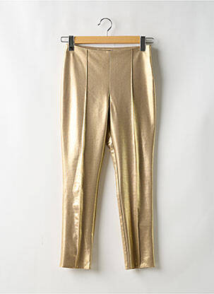 Pantalon slim auriu RINASCIMENTO femeie