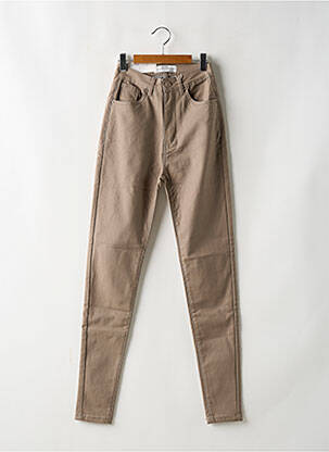 Pantalon slim bej VS.MISS femeie