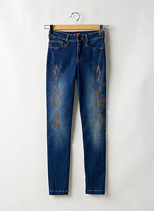 Blugi cu croială slim albastru ANA SOUSA femeie